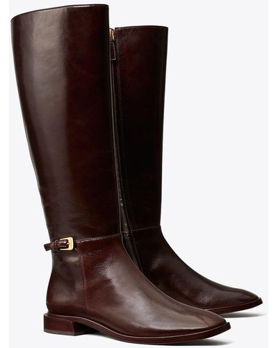 Tory Burch Buckle Boot - Brown