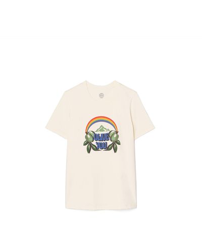 Tory Burch Olive You T-shirt - White
