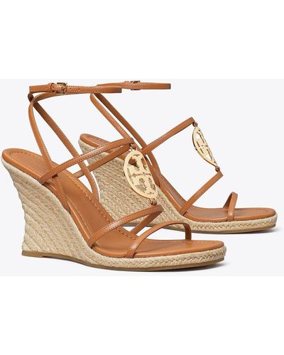 Tory Burch Capri Miller Espadrille Wedge Sandal - White