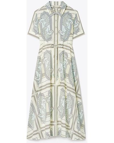 Tory Burch Printed Cotton Shirtdress - Multicolor