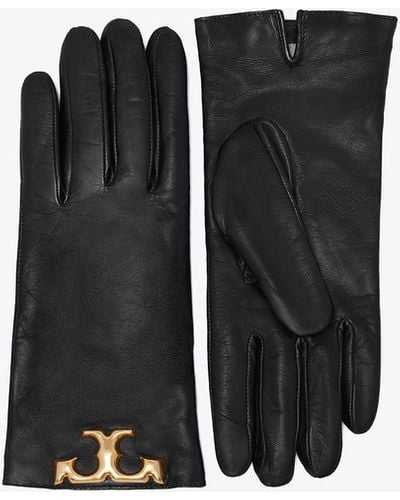 Tory Burch Eleanor Gloves - Black