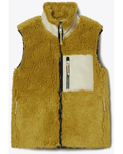 Tory Sport Tory Burch Fleece Zip Vest - Multicolour