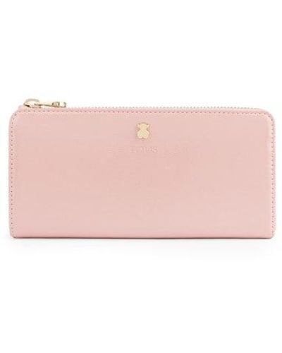 Tous Medium Antique Pink Dorp Wallet