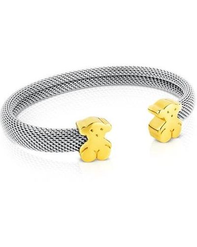 Tous Gold And Steel Sweet Dolls Bracelet - Blue