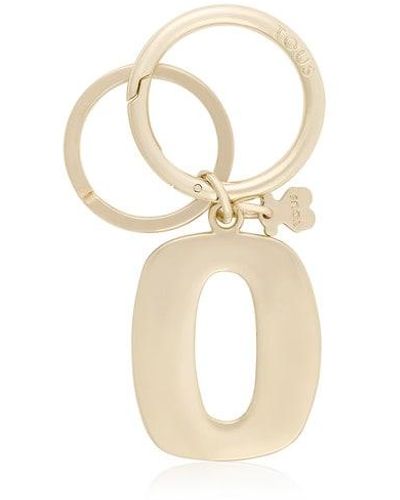 Tous Cedario Letter O Key Ring - Metallic