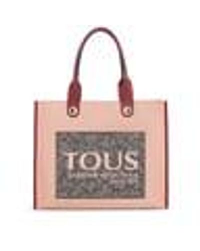 Tous Large Pink Amaya Kaos Icon Shopping Bag
