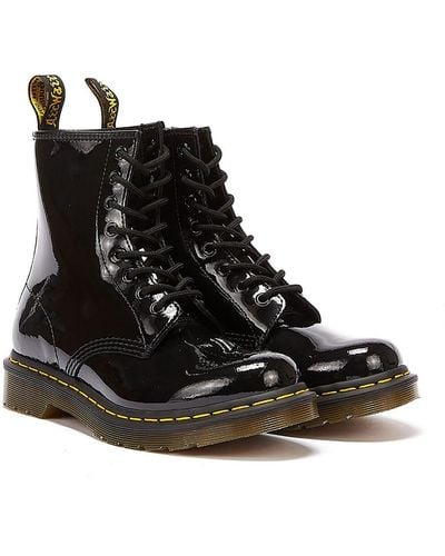 Dr. Martens 1460 Patent Leather Boots - Black
