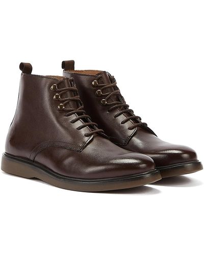 Hudson Jeans H By Battle Leather Boot - Brown