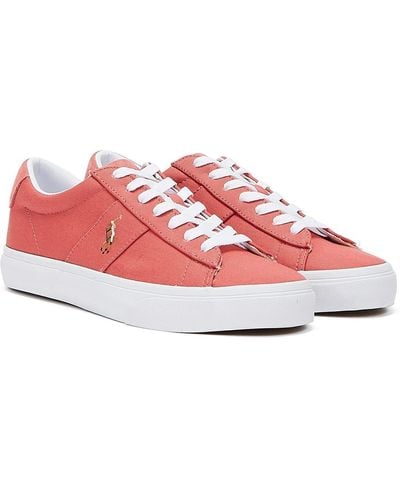 Ralph Lauren Sayer canvas sneakers - Pink