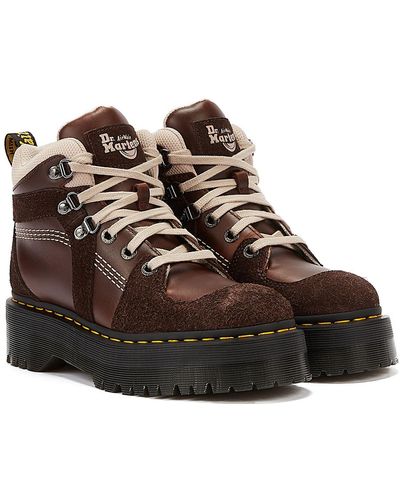 Dr. Martens Zuma Leather Hiking Style Boots - Braun