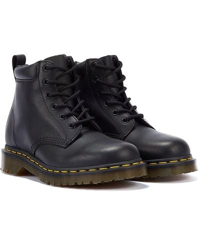 Dr. Martens 939 Ben Sole Greasy Leather Boots - Black