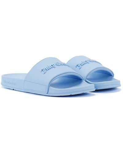 Juicy Couture Women's Slides - Blue