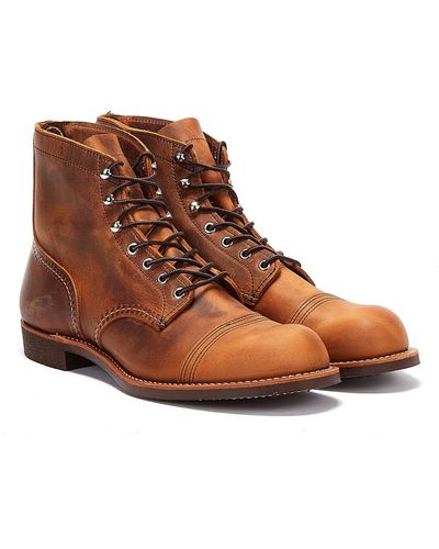 Red Wing Red Wing Iron Ranger Copper Stiefel - Braun