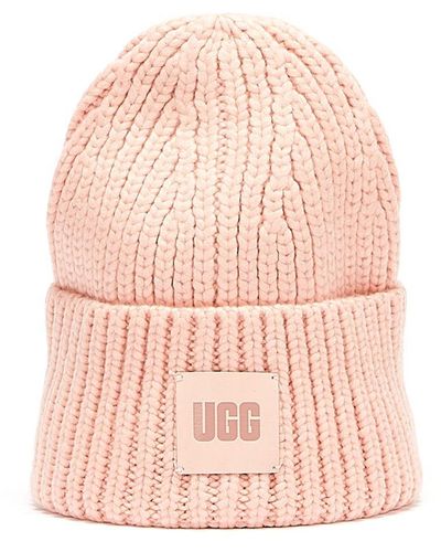 UGG Rib Knit Beanie - Pink