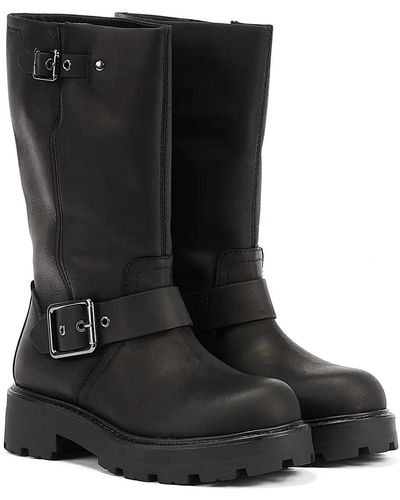 Vagabond Shoemakers Cosmo 2.0 Buckle Women's Boots - Black