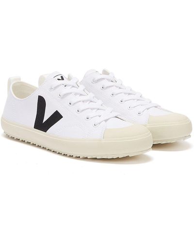 Veja Nova Vegan Schwarze Sneakers - Weiß