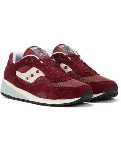 Saucony Shadow 6000 Trainers - Red