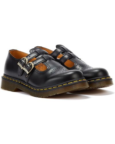 Dr. Martens 8065 Mary Jane Smooth Women's Comfort Shoes - Blue