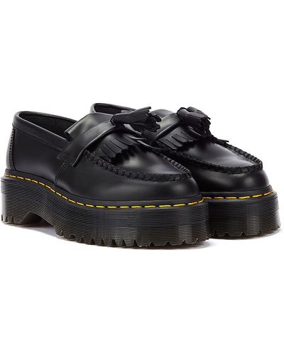 Dr. Martens Adrian Quad Smooth Women's Loafers - Black