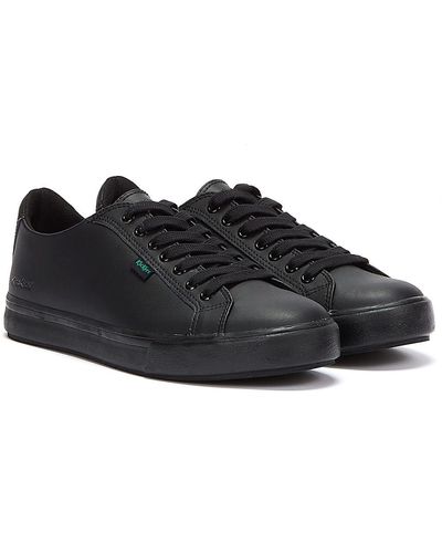 Kickers Leather Tovni Lacer Sneakers - Black