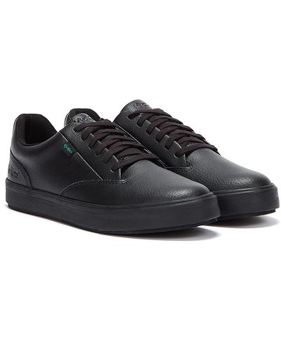 Kickers Tovni Tumble Leather Chaussures Noires