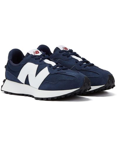 New Balance 327 Natural Indigo Sneakers - Blue