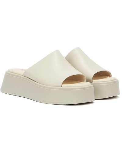 Vagabond Shoemakers Courtney Off White Slide - Weiß