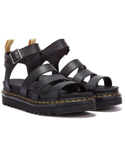 Dr. Martens Blaire Black Vegan Sandals - Noir