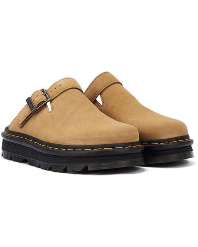 Dr. Martens Zebzag Mule Aus Wildleder - Braun