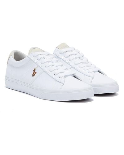 Ralph Lauren Sayer Canvas Sneakers - Weiß