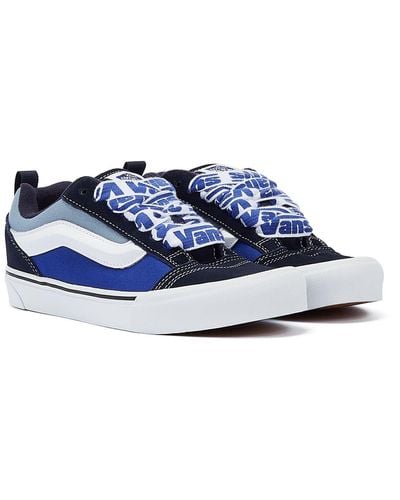 Vans Knu Skool /white Sneakers - Blue