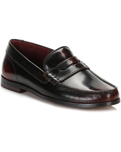 Ted Baker Mens Dark Red Rommeo Loafers