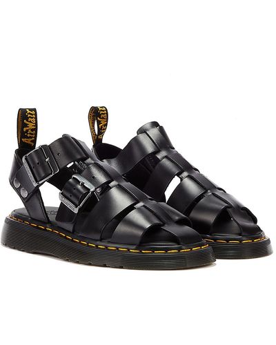 Dr. Martens Garin Shore Brando Sandals - Black