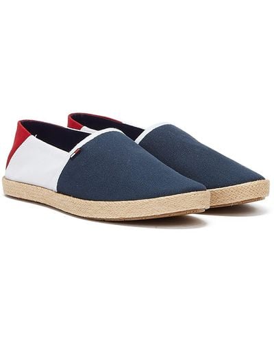 Tommy Hilfiger Tommy Jeans Essential Espadrille Red - Blue