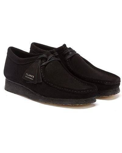Clarks Wallabee Black Shoes - Noir