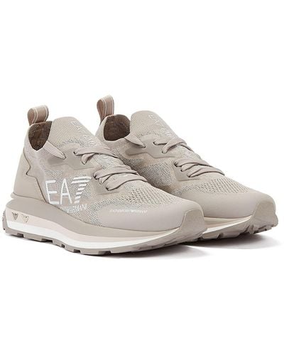 EA7 Altura Knit Women's Sneakers - Gray