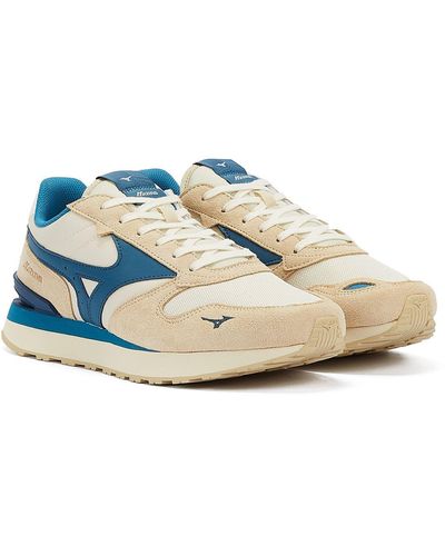 Mizuno Rb87 Blaue/ Wildleder-Sneaker