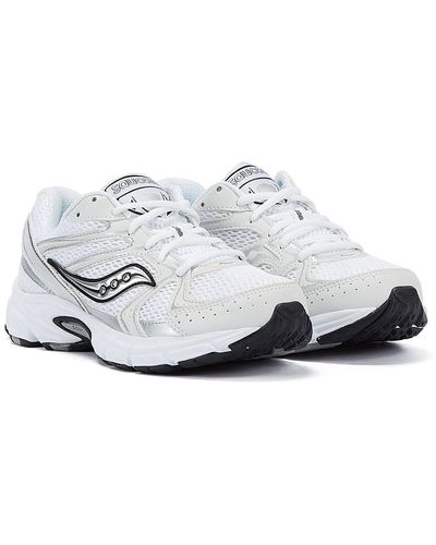 Saucony Ride Millenium /silver Trainers - White