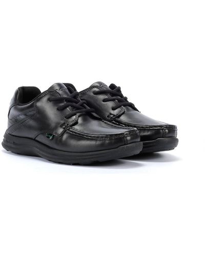 Kickers Reasan Lace Youth Shoes - Black