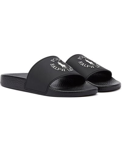 Ralph Lauren Pool Slide Sandal Sandal - Black
