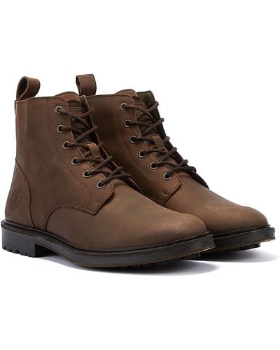 Barbour Heyford Choco Men's Chocolate Boots - Brown