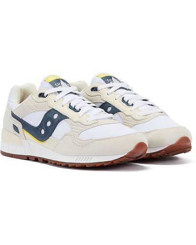 Saucony Shadow 5000 /blue Trainers - White