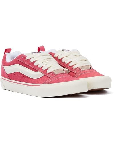 Vans Knu Skool Retro /white Sneakers - Pink