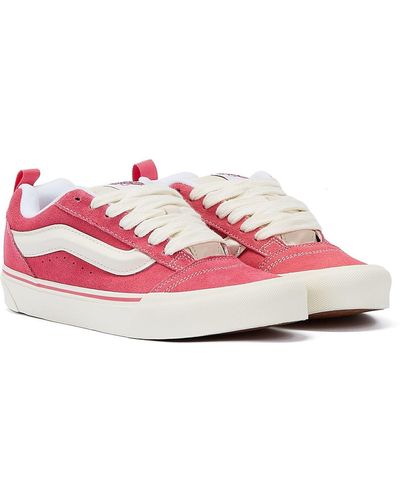 Vans Knu Skool Retro Pink/Weiß Turnschuhe