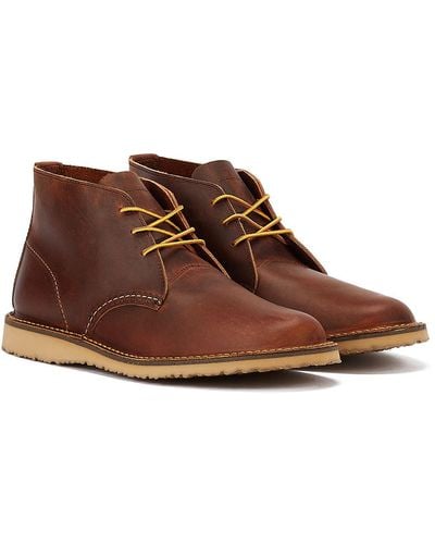 Red Wing Weekender Chukka Copper R&t Men's Boots - Brown