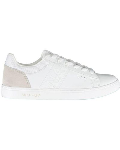 Napapijri Elegant Sneakers With Contrasting Details - White