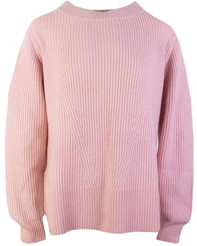 Malo Ribbed Cashmere Sweater - Pink