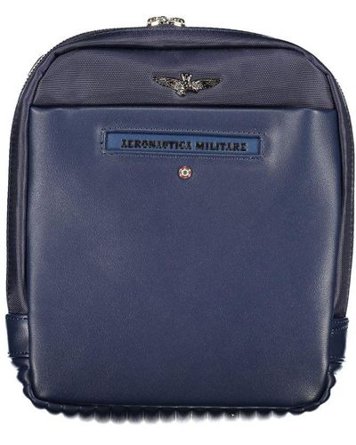 Aeronautica Militare Sleek Sky Shoulder Bag For - Blue