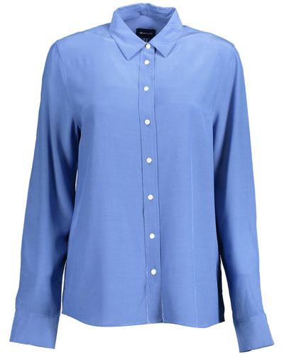 GANT Blue Viscose Shirt