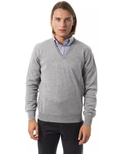 Uominitaliani Grimd Sweater Gray Uo816128